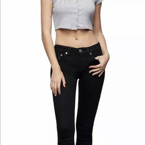 New womens True Religion black jeans size 0